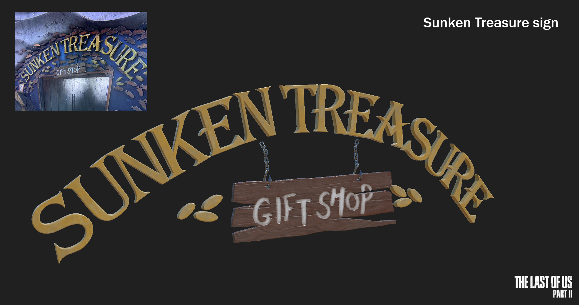 Sunken Treasure Sign — The Last of Us Part II